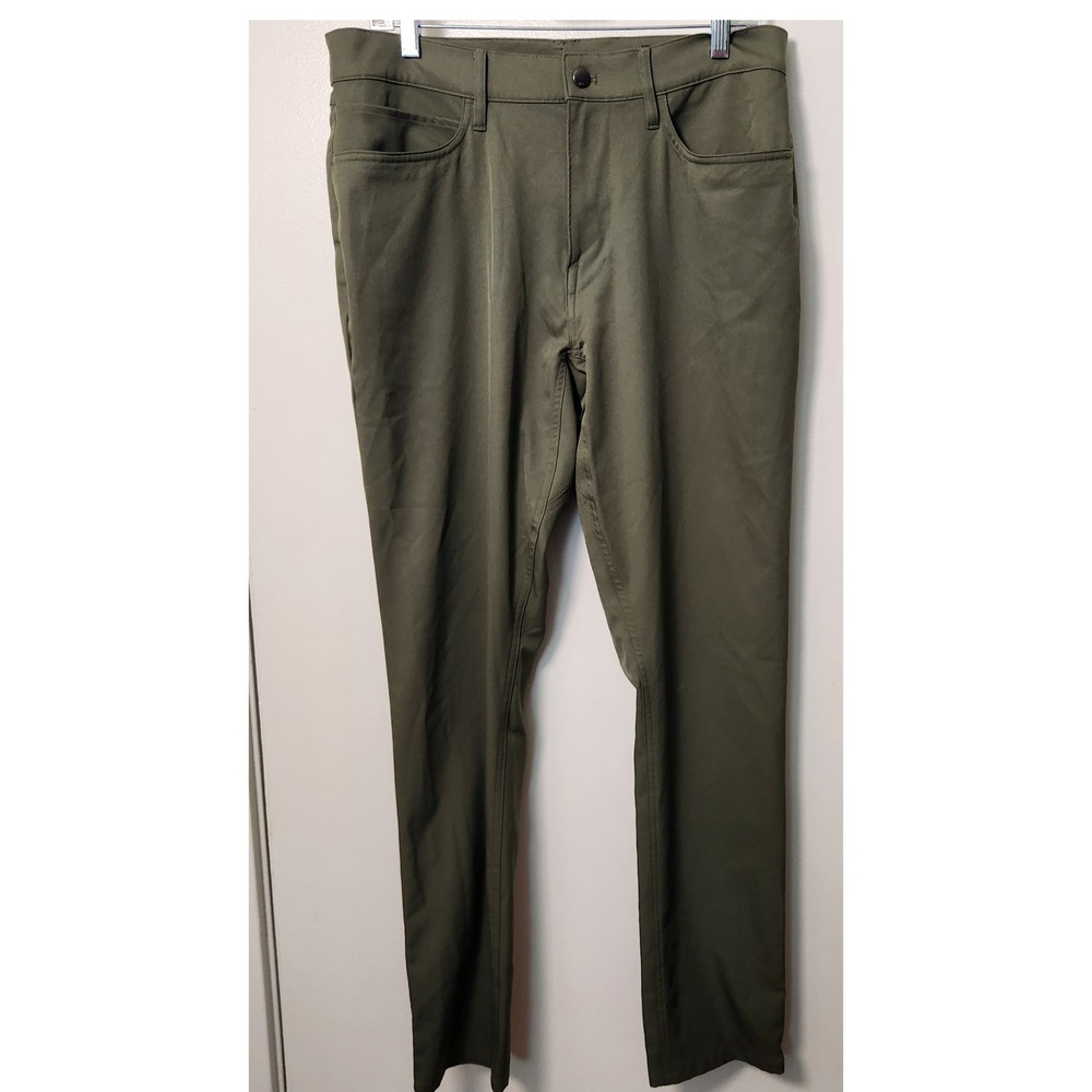 Polo Ralph Lauren Green Men's‎ Performance Pants 32x32 5-Pocket Style Athleisure